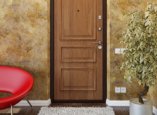 Двери с отделкой МДФ