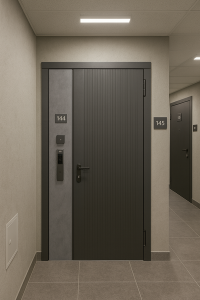 Двери с электронными замками