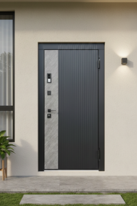 Входные двери с экраном (монитором)