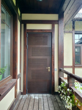 Входная термодверь в  Одинцовском районе д. Борки