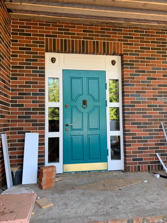 Термодверь (ТР-86) – фото после монтажа