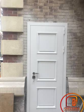 Входная дверь с металлофиленками