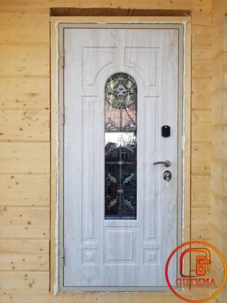 Термодвери в дом из бруса – фото