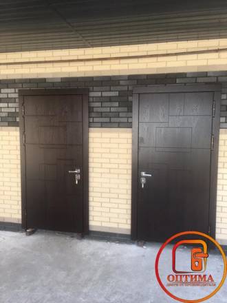 Уличная дверь с отделкой МДФ