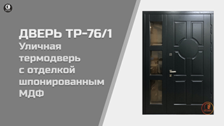 Видео — Парадная группа с отделкой МДФ. Модель "ТР-76/1" — фото